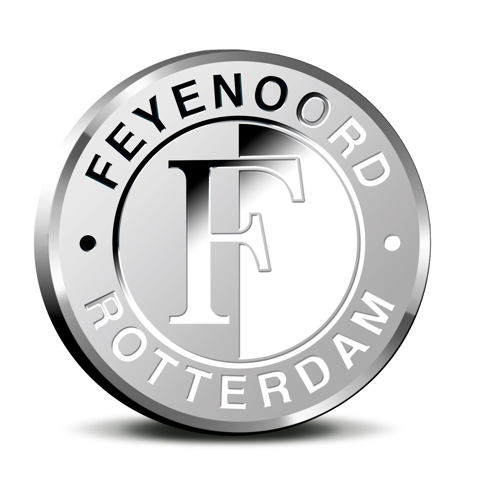 Kampioenspenning Feyenoord 2017 BU-kwaliteit in coincard